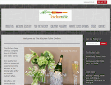 Tablet Screenshot of kitchentablenow.com